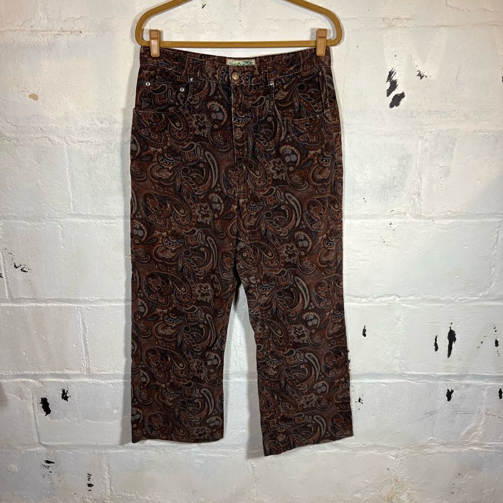 Vintage Paisley Print Pants